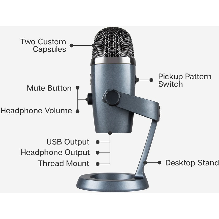 Blue Yeti Nano Wired Condenser Microphone Blue Yeti Nano Wired Condenser Microphone